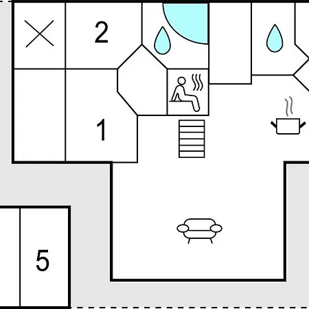 Дом отдыха Pet Friendly Home In Romo With Sauna Romo